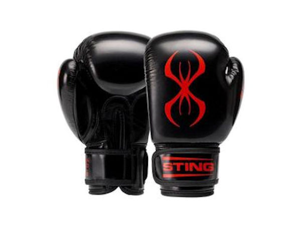 Sting Boxing Arma Junior Kids 6oz Training Gloves Black Red